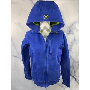 Men’s Lululemon blue scuba Zipup jacket Sz S